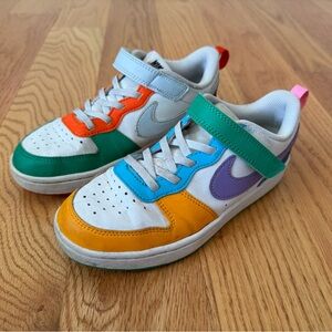 Nike Multicolor Kids Sneakers - Green, Orange, Purple, Blue